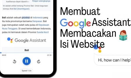 Cara Agar Google Assistant Membacakan Isi Website di Android