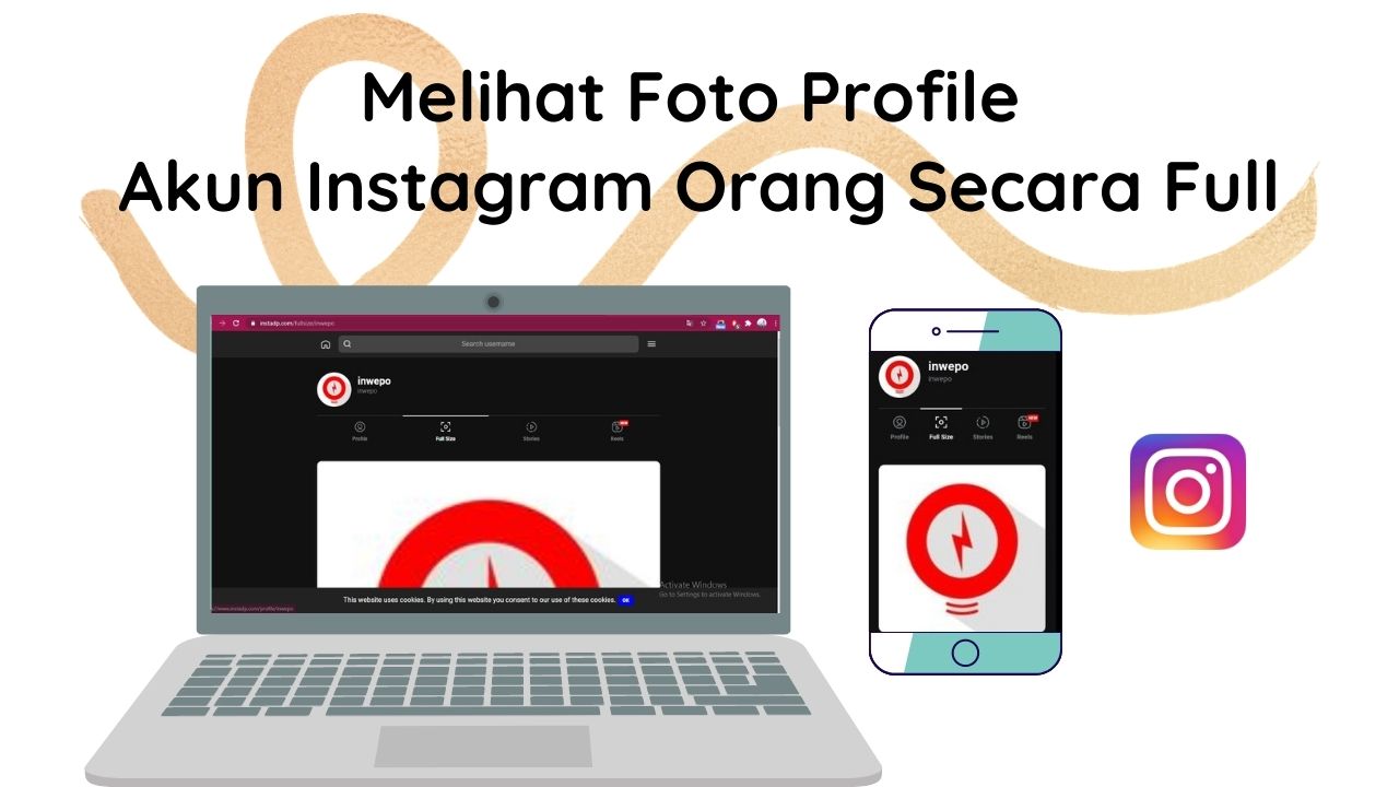 Cara Melihat Foto Profile Akun Instagram Secara Full