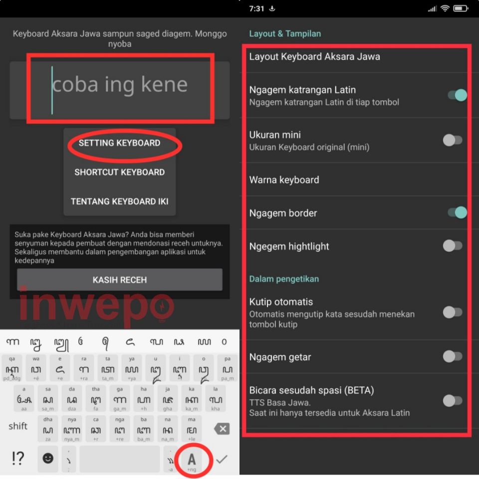 Cara Tambahkan Aksara Jawa di Bio WhatsApp dan Instagram