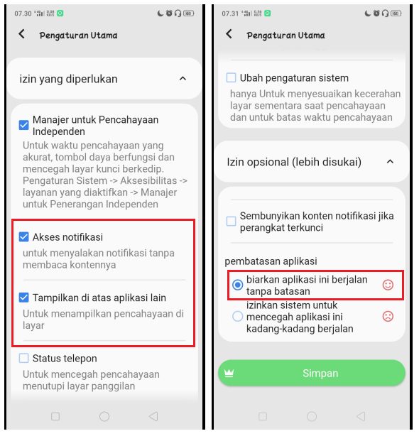 Cara Aktifkan LED Notifikasi Pesan Masuk Pada Layar Android