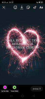 Cara Membuat Tulisan Ketik di Story Instagram