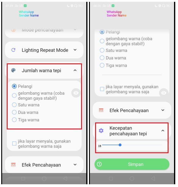 Cara Aktifkan LED Notifikasi Pesan Masuk Pada Layar Android