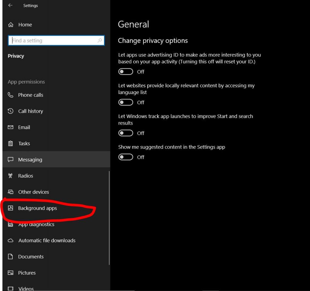 Cara Mematikan Aplikasi di Balik Layar Bawaan Windows 10