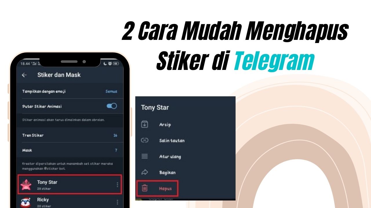 2 Cara Mudah Menghapus Stiker di Telegram