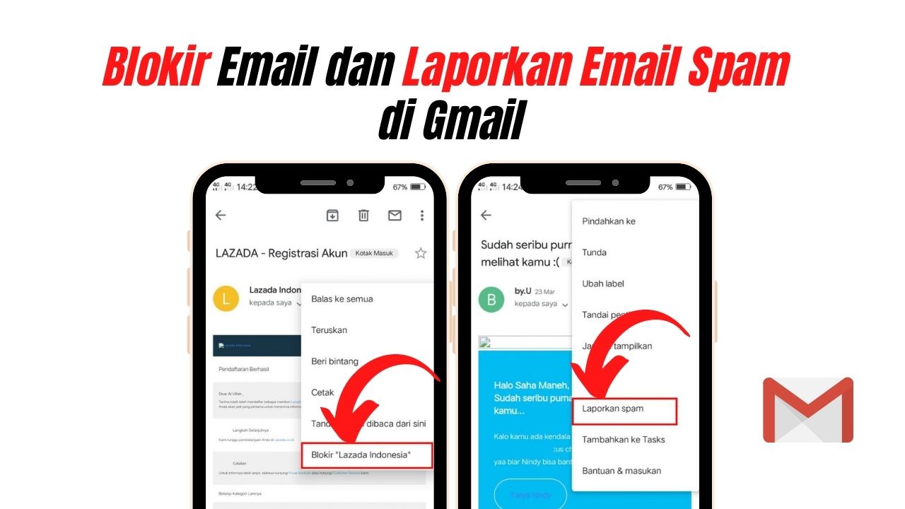 Cara Blokir Email dan Laporkan Email Spam di Gmail