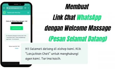 Cara Membuat Link Chat WhatsApp dengan Welcome Massage