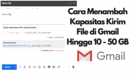 Cara Menambah Kapasitas Kirim Fiel di Gmail