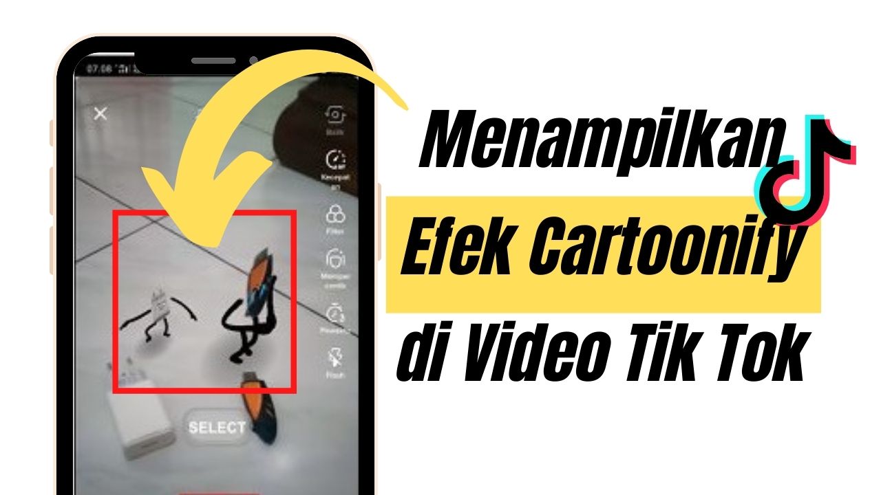 Cara Menampilkan Efek Cartoonify di Video Tik Tok