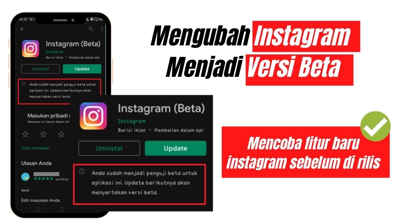 Cara Mengubah Instagram Menjadi Versi Beta