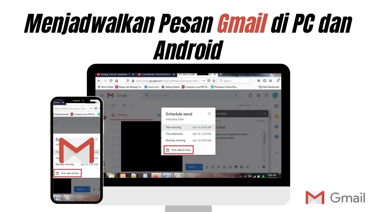Cara Menjadwalkan Pesan Gmail di PC dan Android