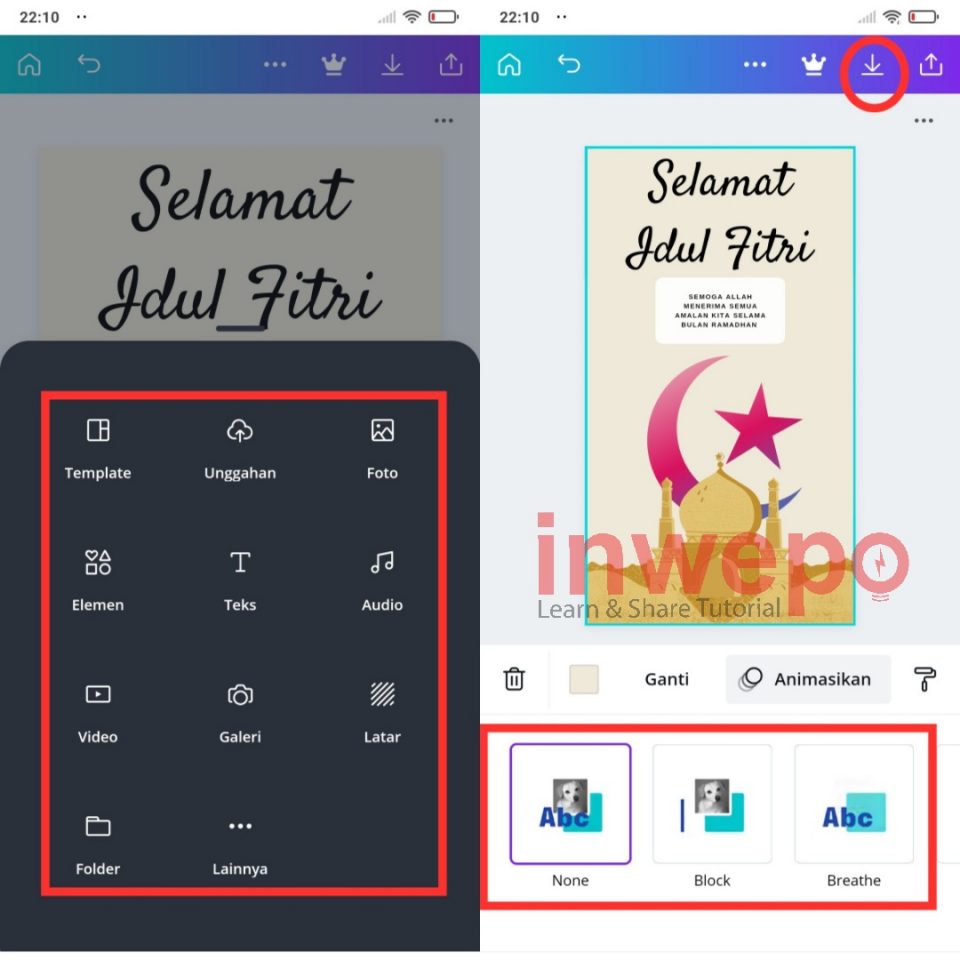 Cara Mudah Buat Poster Ramadhan dari Android