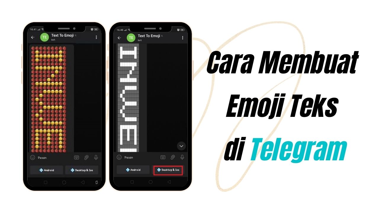 Cara Membuat Emoji Teks dengan Bot di Telegram