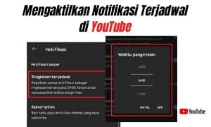 Cara Mengaktifkan Notifikasi Terjadwal di YouTube