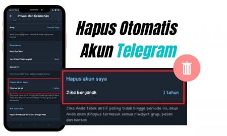 Cara Mudah Hapus Otomatis Akun Telegram