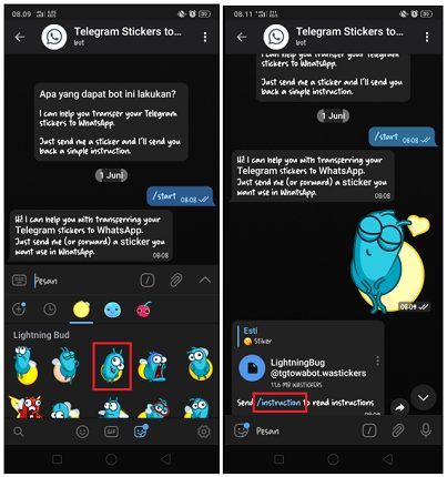 Cara Transfer Stiker Telegram ke WhatsApp