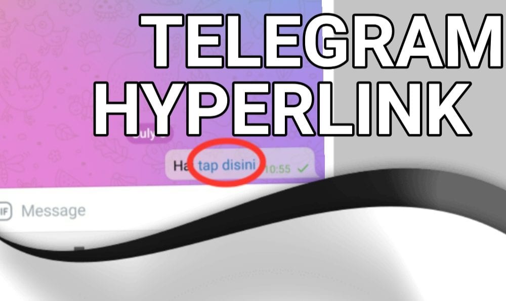 Cara Membuat Hyperlink Atau Mempersingkat Link Di Telegram