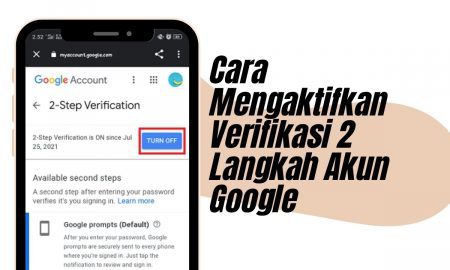 Cara Mengaktifkan Verifikasi 2 Langkah Akun Google 1