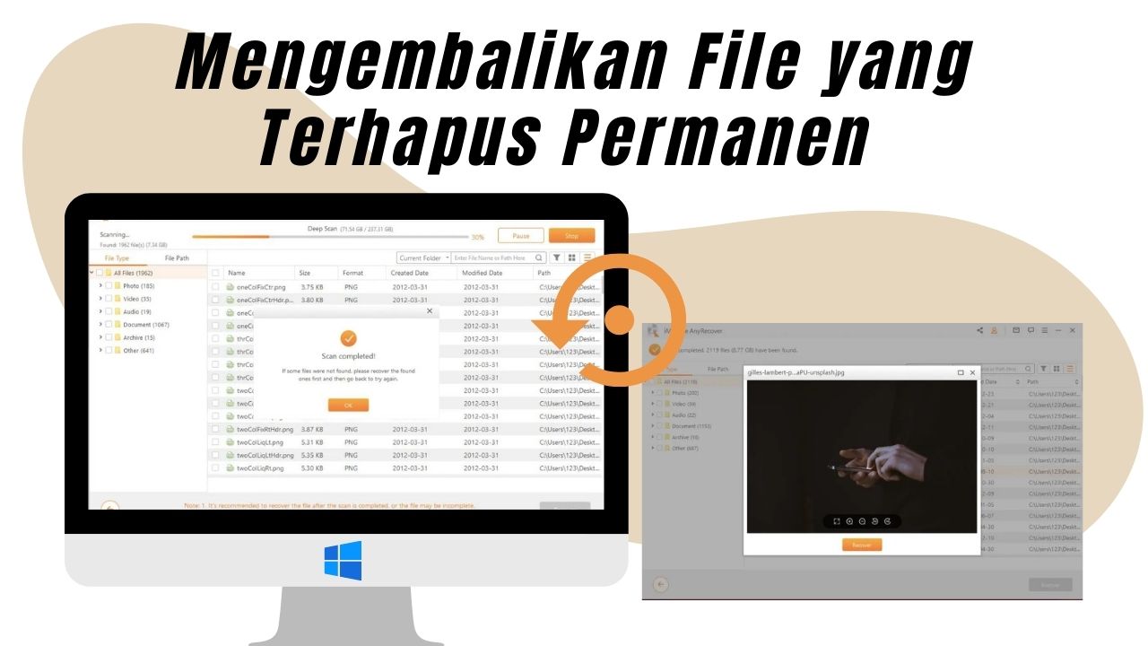 Cara Mengembalikan File yang Terhapus Permanen di Windows 10 6