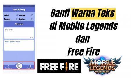 Cara Mengubah Warna Teks di Mobile Legends dan Free Fire 1