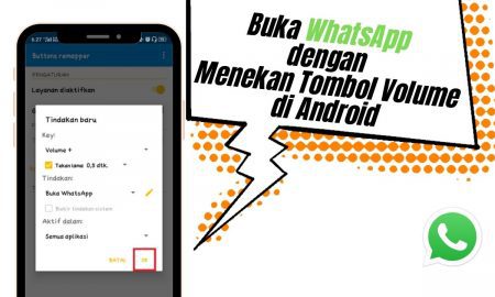 Cara Buka WhatsApp dengan Menekan Tombol Volume di Android 1