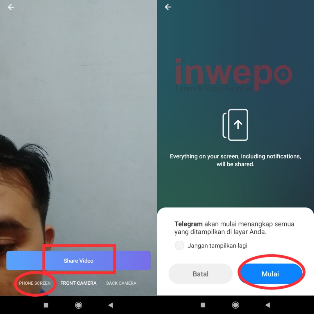 Cara Menggunakan Fitur Share Screen di Telegram