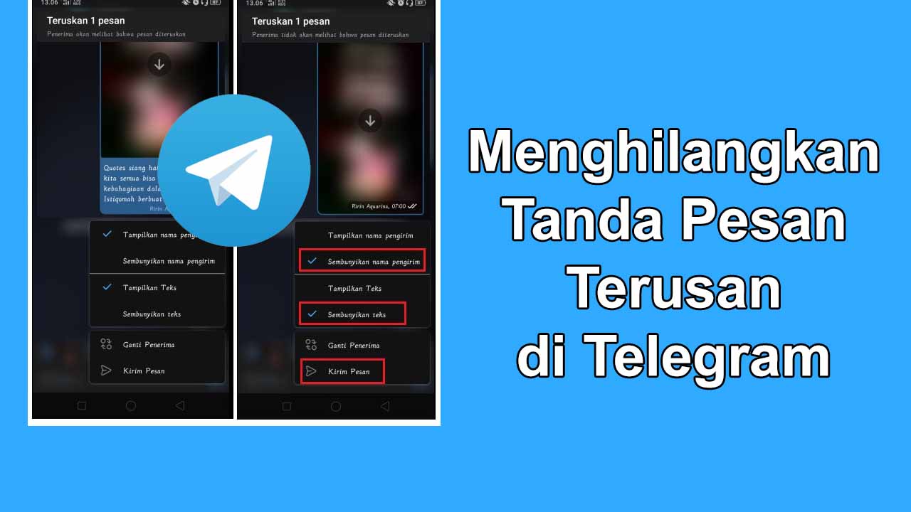Cara Menghilangkan Tanda Pesan Terusan di Pesan Telegram