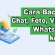 car backup chat whatsapp ke PC featured
