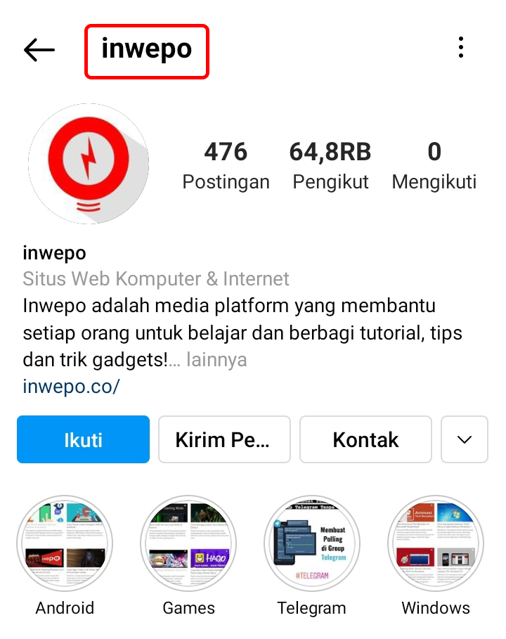 Cara Mudah Download Foto Profil Instagram Tanpa Aplikasi 1