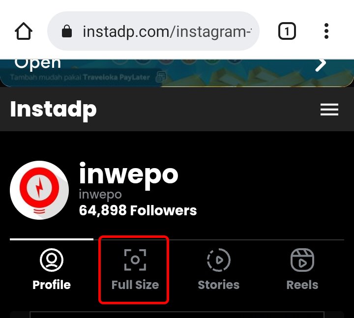 Cara Mudah Download Foto Profil Instagram Tanpa Aplikasi 4