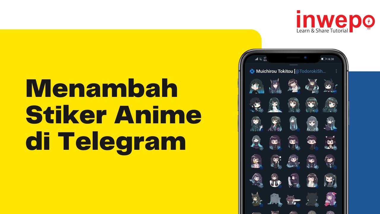 Menambah Stiker Anime di Telegram