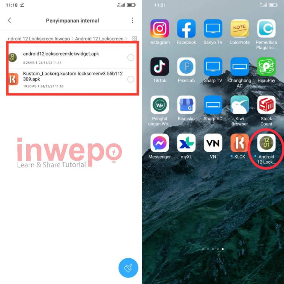 Cara Mengubah Tampilan LockScreen jadi Android 12 - 1