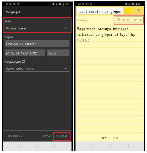 Cara Membuat Notiifikasi Catatan Penting di Status Bar HP Android 3
