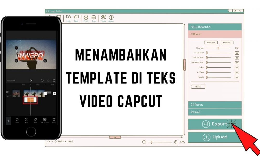 Cara Menambahkan Template di Teks Video CapCut - Inwepo