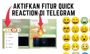 Cara Menggunakan Quick Reaction di Grup dan Channel Telegram