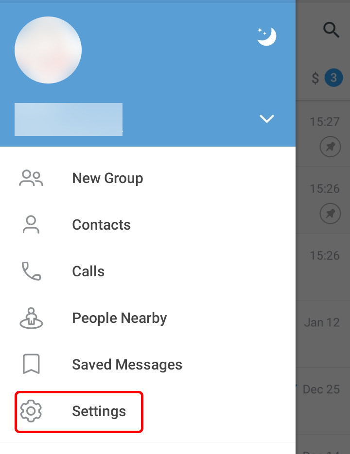 Cara Menghapus Semua Draft Chat di Telegram