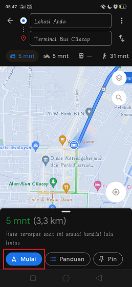 Cara Mengubah Ikon Navigasi Google Map Menjadi Mobil