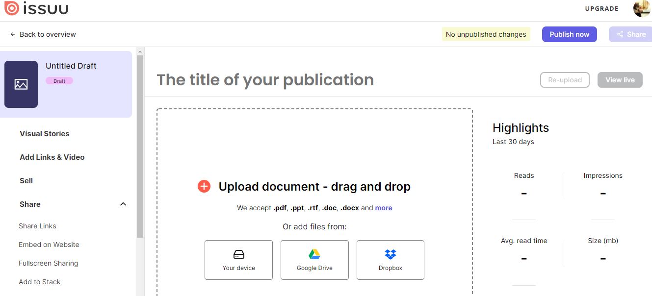 Mengupload Dokumen PDF jadi FlipBooks
