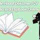 Cara Membuat Dokumen CV dan Portolio jadi FlipBook Online