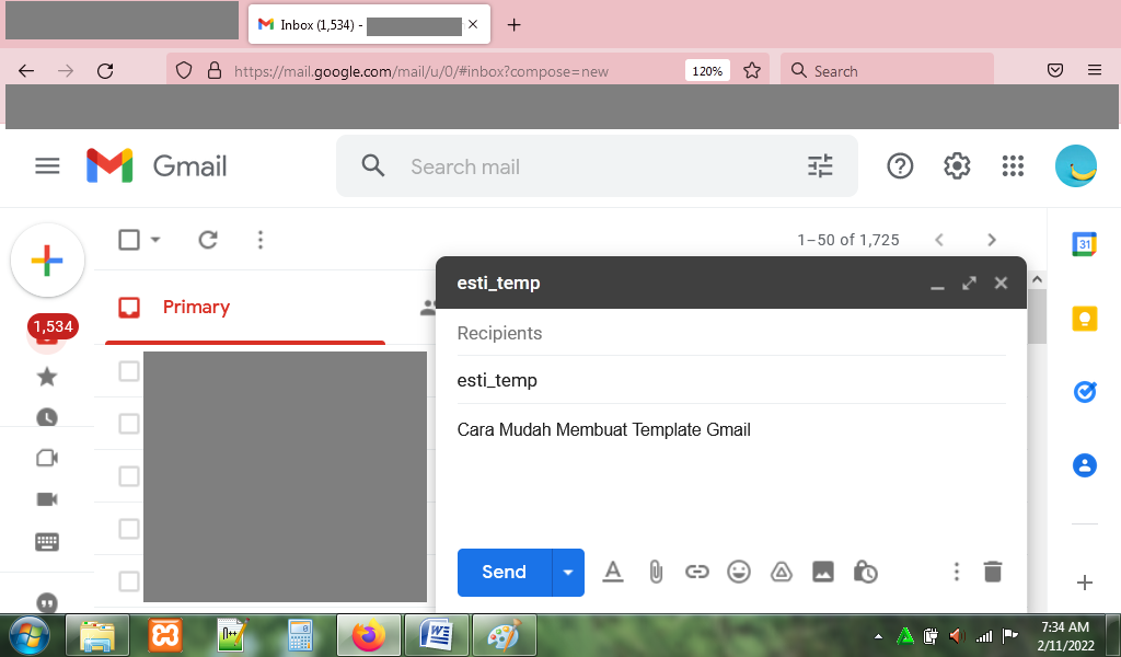 Cara Membuat dan Menggunakan Template Gmail 6