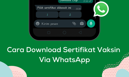 Cara Download Sertifikat Vaksin Lewat WhatsApp