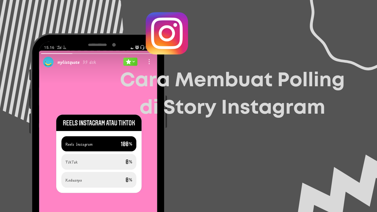 Cara Membuat Polling di Story Instagram