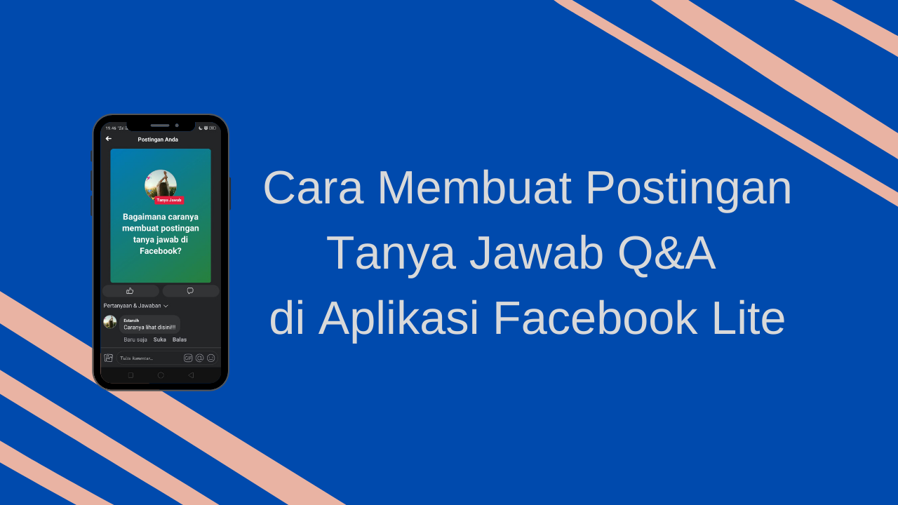 Cara Membuat Postingan Tanya Jawab Q&A di Facebook Lite