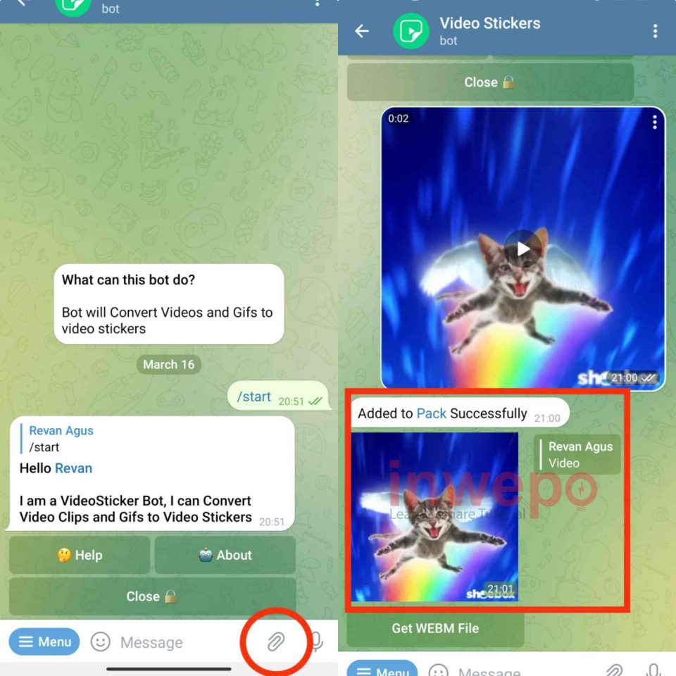 Cara Membuat Stiker Video di Telegram 2