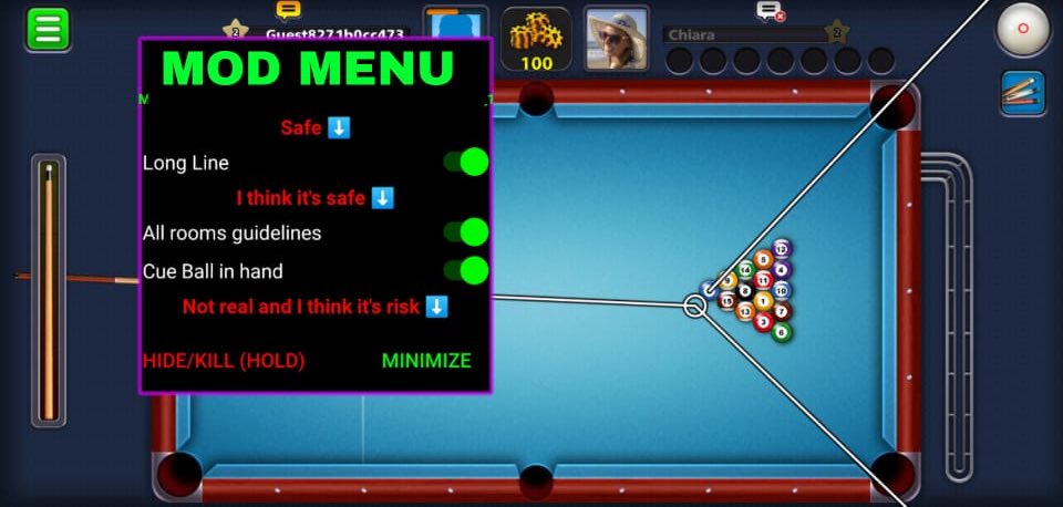 cheat 8 ball pool