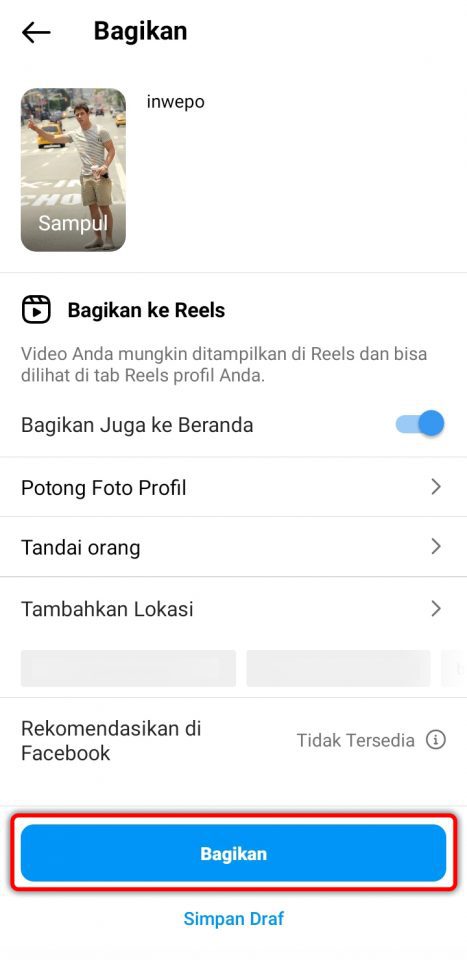 Cara Menggunakan Template Video Reels di Instagram