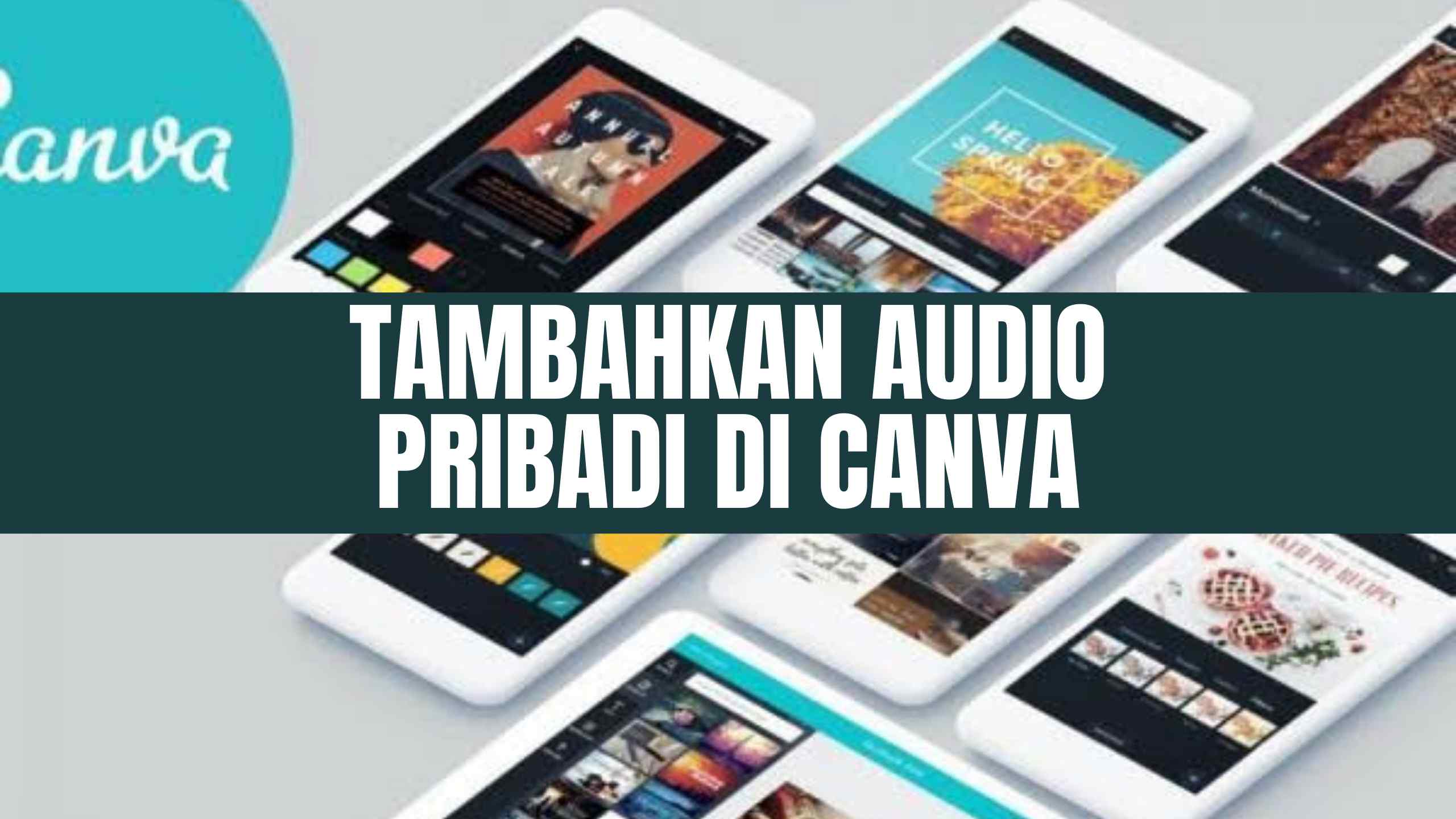 Cara Menambahkan Audio Pribadi di Canva Android