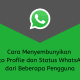 Cara Menyembunyikan Foto Profile dan Story WhatsApp dari Beberapa Pengguna1