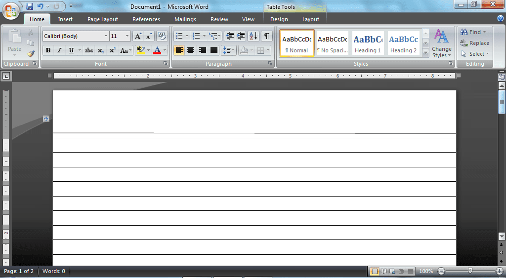Cara Mudah Membuat Kertas Folio Bergaris di Ms.Word 6