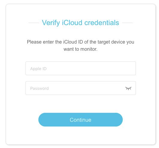 Verify iCloud credentials