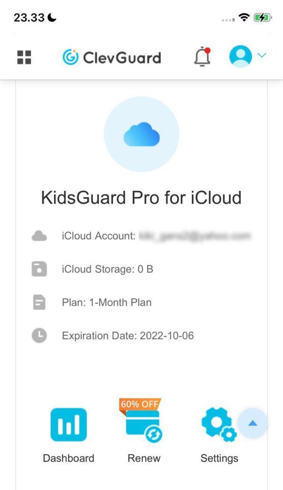 kidsguard pro for iClouds